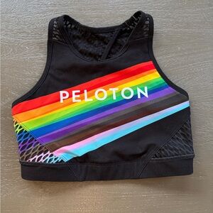 Peloton x WITH (Wear It To Heart) Pride Sports Bra, size small, good condition